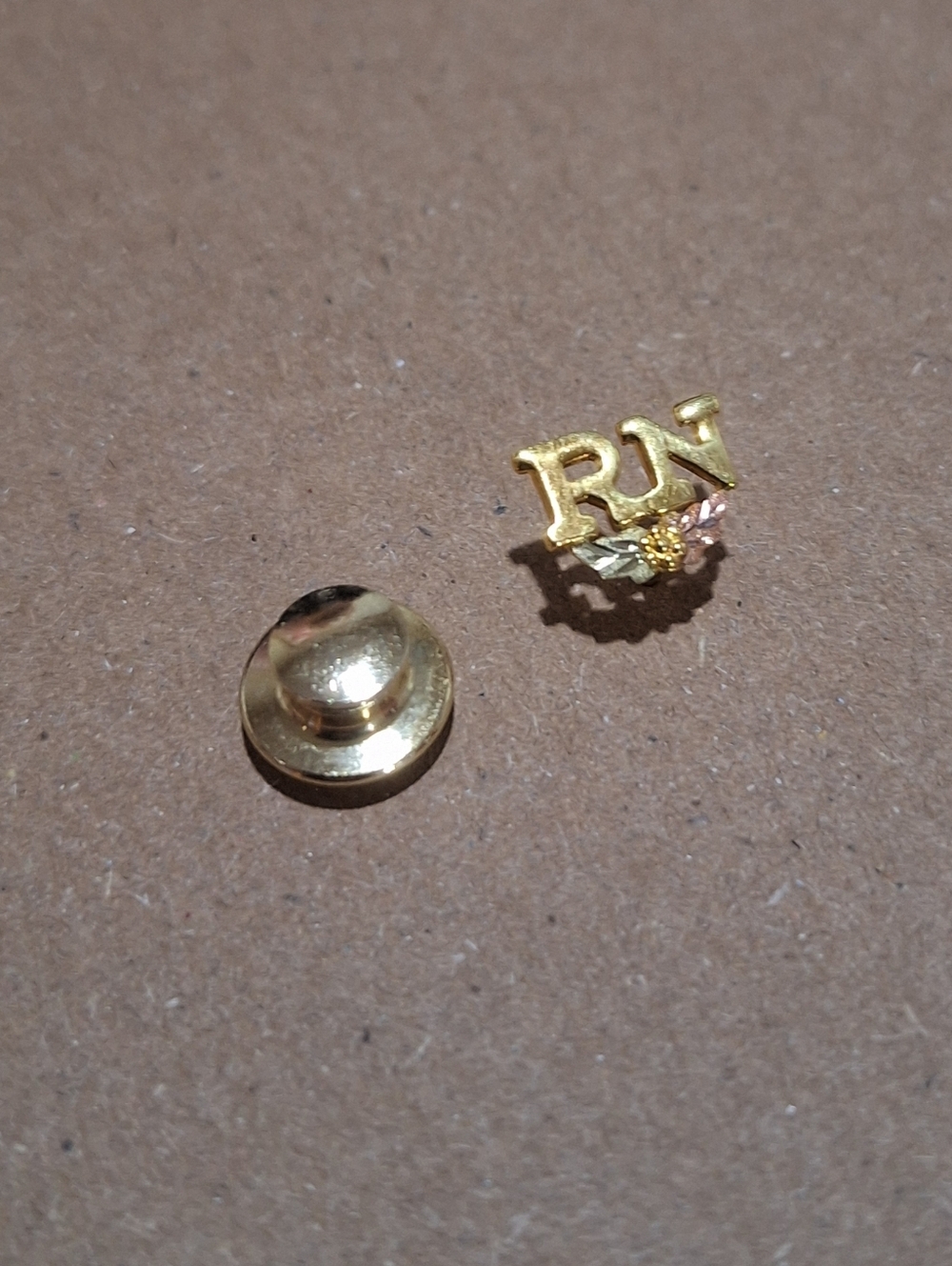Black Hills Gold RN Nurse Pin G597 10K Gold Retired/Unavailable - Picture 8 of 9